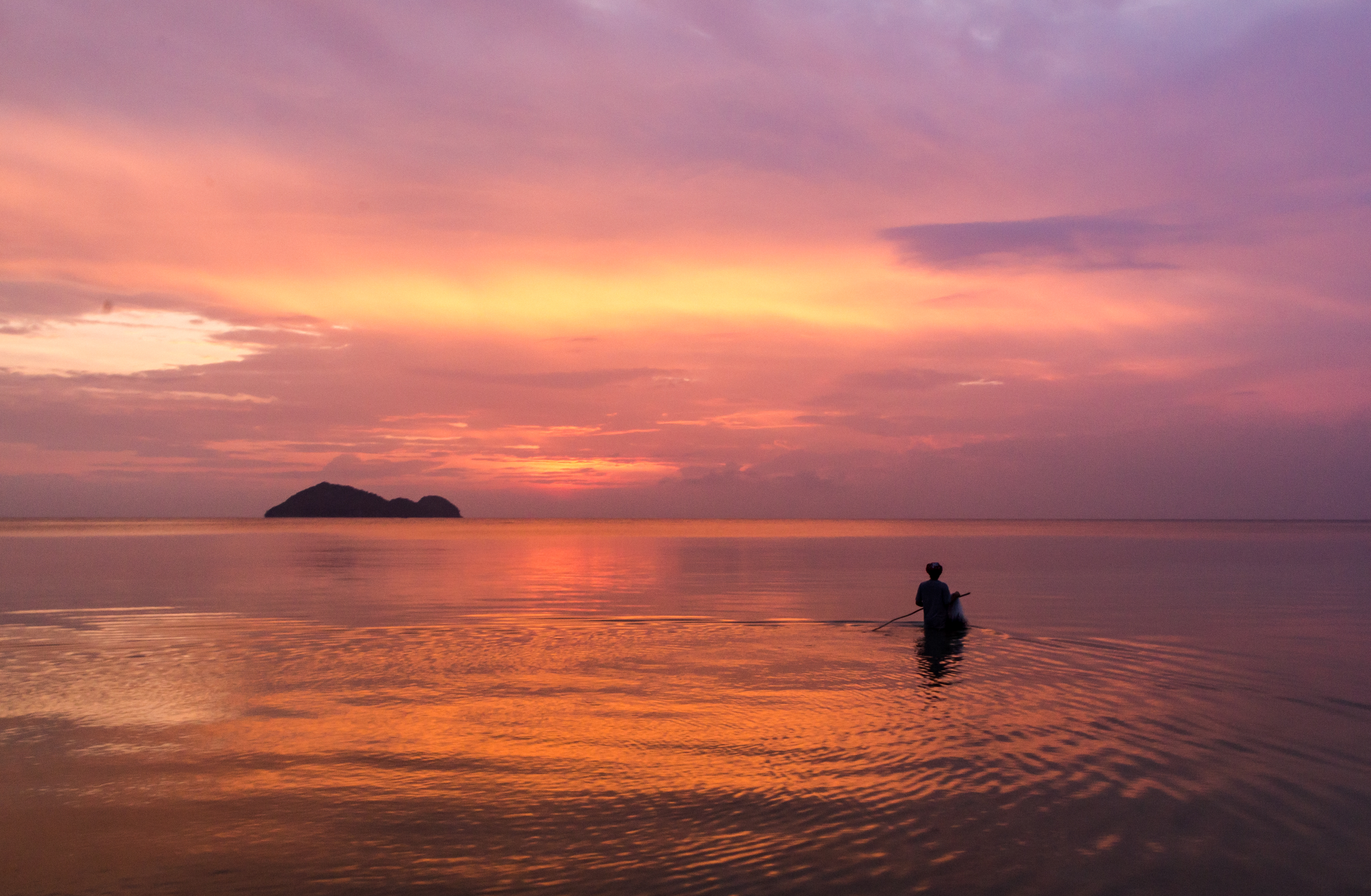 Sunset from Shambhala